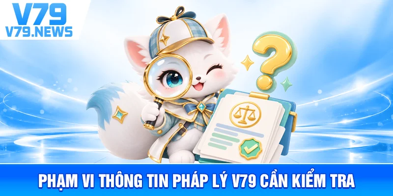Thông Tin Pháp Lý Và Giấy Phép V79 1 Phạm Vi Thông Tin Pháp Lý V79 Cần Kiểm Tra